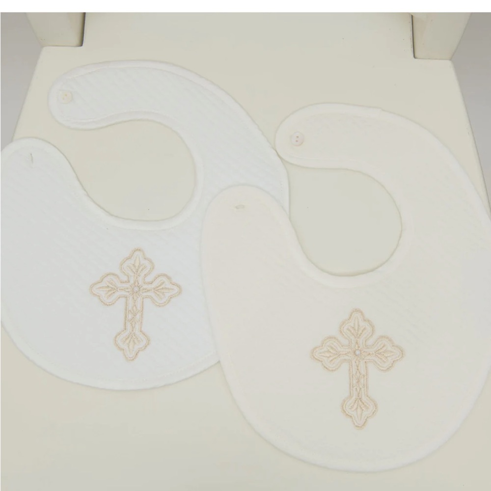Baby Beau and Belle Cross Bib